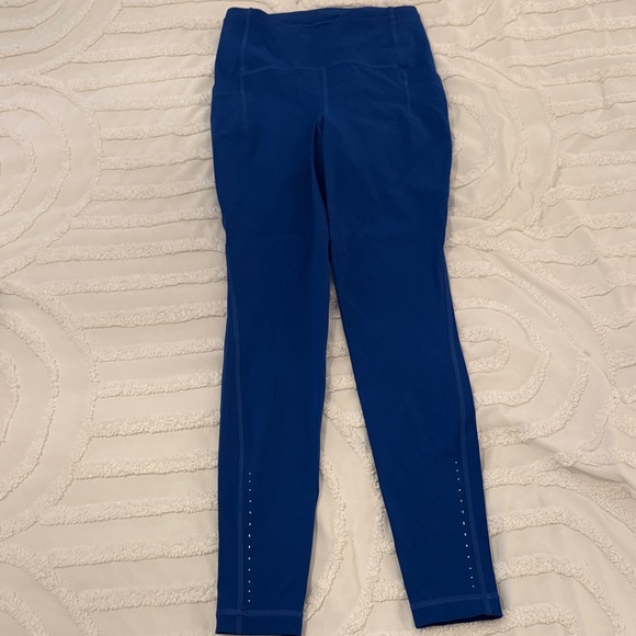 lululemon athletica Pants - Blue wunder train leggings